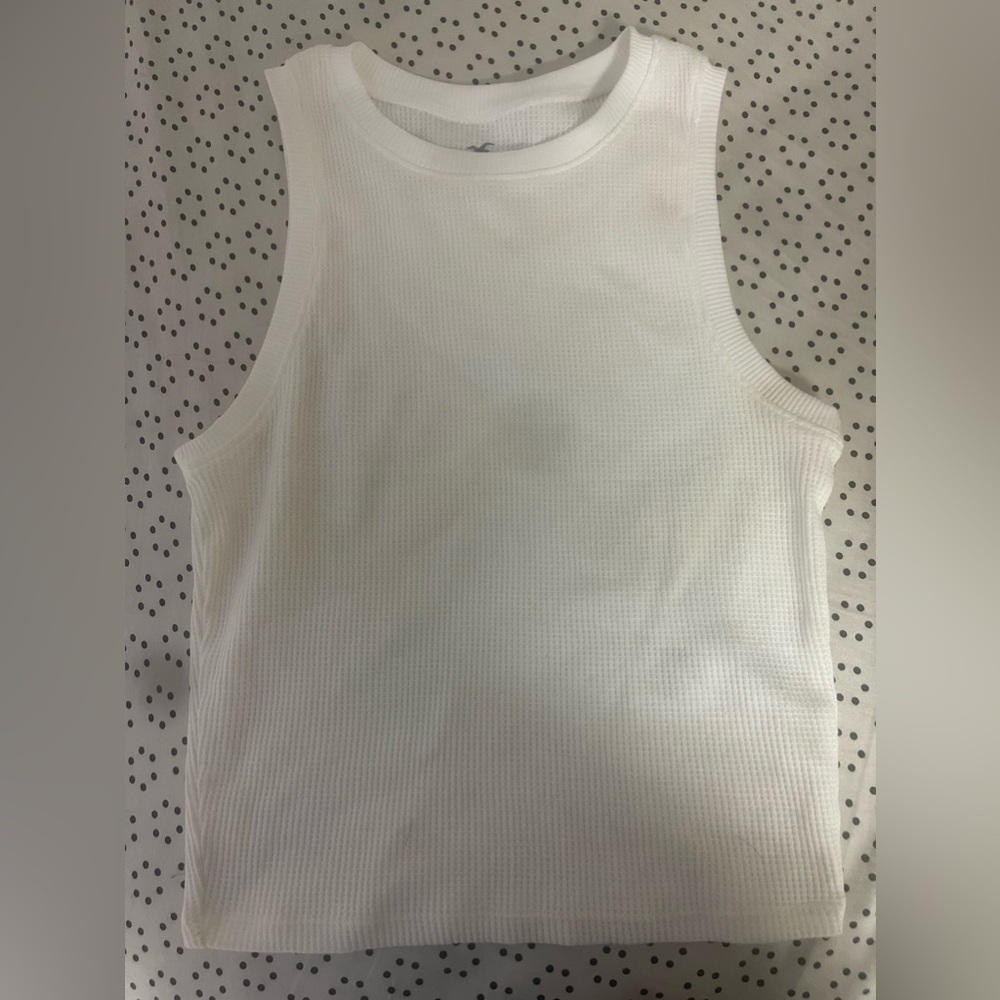 White Hollister Tank